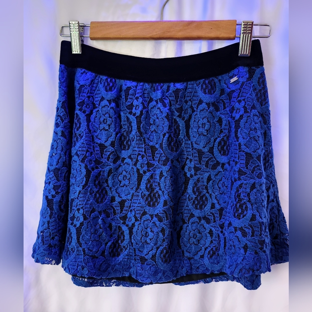Aeropostale Blue Lace Skirt Small